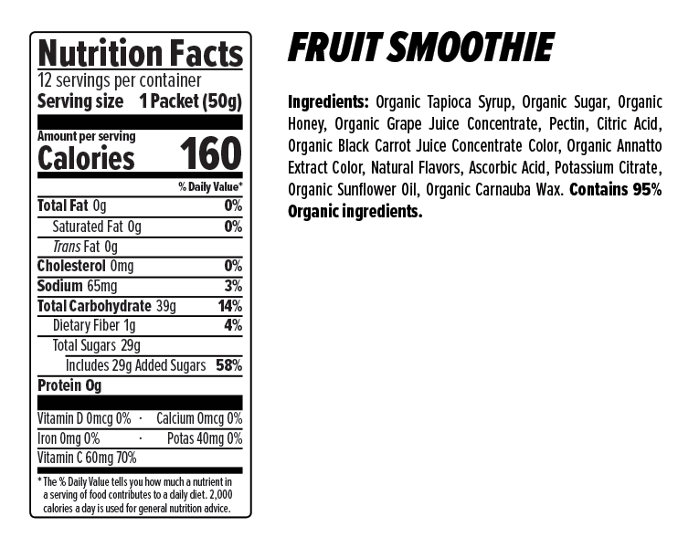 Nutritional information