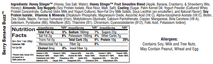 Honey Stinger Energy Bar