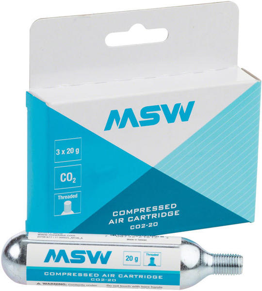 MSW CO2 Cartridge: 20g (3-Pack)
